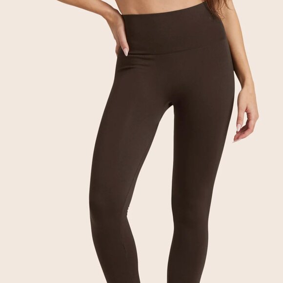 Set Active Dark Brown Sculptflex Power Seamless Leggings - Picture 1 of 5